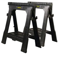 Stanley 31 in. H Plastic Folding Sawhorse