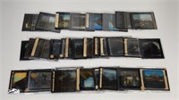 ASSORTED LOT OF ANTIQUE GLASS SLIDES