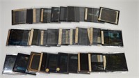 ASSORTED LOT OF ANTIQUE GLASS SLIDES