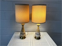 (2) Mid Century Table Lamps