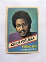 1976 Chuck Foreman Topps Wonder Bread Card #2