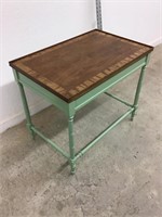 Beautiful Side Table with Refinished Top and