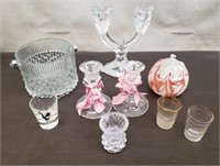 Crystal Candle Holders, Glass Oil Lamp, Shot