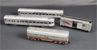 HO Scale Model Train Cars Including Santa Fe