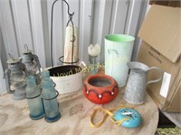 Mini Lanterns / Yard Art / Pottery / Metal Ware