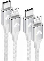 SM4218  Aioneus USB C to Lightning Cable, White