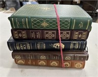 5 Leather Bound Books