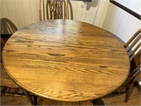 DINING ROOM TABLE WITH 4 CHAIRS