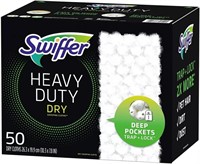 G) ~50 Swiffer Heavy Duty Dry Cloths