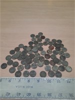 75- Steel war pennies