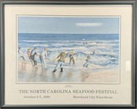 Charles R. McNeill 1990 NC Seafood Festival Art