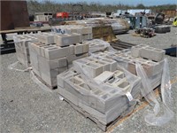 (6) Pallets of Assorted Cinder Blocks