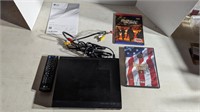 DVD Player with 2 DVD's