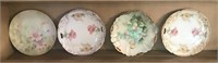 Lot of 4 Misc. Floral Plates