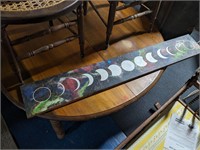 Moon-Phase Wooden Sign 48 x 8.5