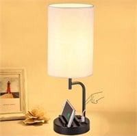 DREAMHOLDER, USB TABLE LAMP WITH CHARGING OUTLETS