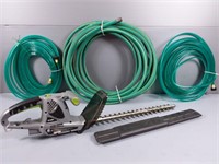 Earthwise 24" Hedge Trimmer & Garden Hoses