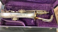 Beautiful Conn Saxophone With Purple Lined Case