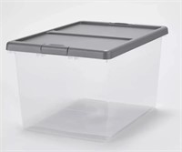 (1) Large Latching Clear Storage Box - Brightroom