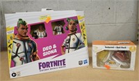 Fortnite Deo & Siona figures. Life is Pain Vinyl
