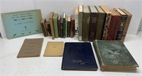 LOT OF VINTAGE BOOKS BIBLES TEXAS YEARBOOK ETC.