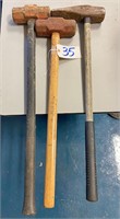 3 Sledge Hammers