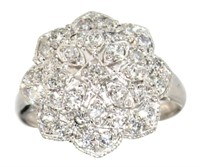 Platinum 1.02 ct Brilliant Natural Diamond Ring