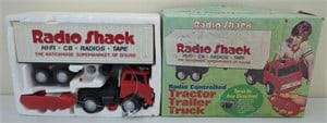 Radio Shack RC Tractor Trailer Truck As Is