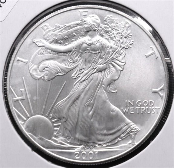 White Marble Coin Auction