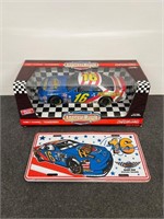 1/18 Die Cast Family Channel Thunderbird & Plate