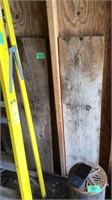 2 large pieces of barn wood