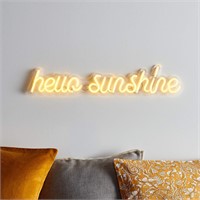Lights4fun, Inc. 24” Hello Sunshine Neon Yellow LE