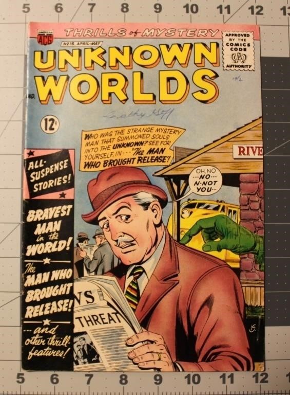 Unknown Worlds #15 Apr 1962