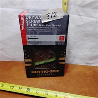 DRYWALL SCREWS 1 - 1/8 X 6  5LB BOX