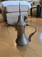 Antique Brass Arabian Dallah Coffee Pot