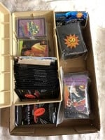 TRAY LOT OF COLLECTOR CARDS: MUSIC, TRADING CARDS