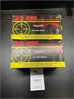 2 Bricks Aguila .22-SSS LR Ammo!