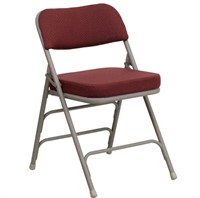 (Set of 2) Flash Furniture Burgundy Folding Chair