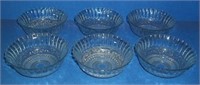 6 piece glass dish set