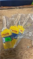 Assorted Purdy Paint Brushes, 3 & 2.5 in.