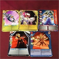 Lot Of 5 Bakugan Battle Brawlers Trading Cards