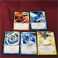 Lot Of 5 Monsuno Card Game Trading Cards