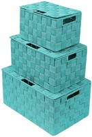 Sorbus Storage Box Woven Basket Bin Container