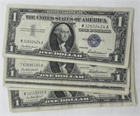 (V) 10 1957 $1 Silver Certificate Blue Seal