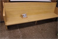 Church Pew 34.5"T X 94"L X 23"D