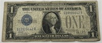 (V) 1928 $1 Silver Certificate Blue Seal Funny