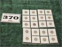 20 Old Jefferson Nickels
