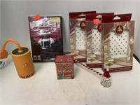 Misc Lot.  Puma speaker. Movie. Christmas items.