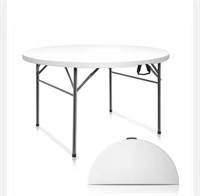 $140Retail- 48in. Folding Round Table
 
 New in