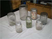 Hoosier Style Glass Containers & Jars